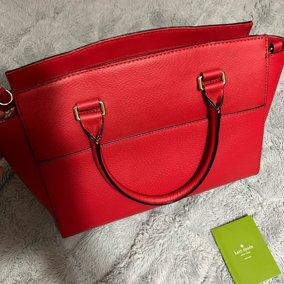 Brand New Kate Spade Grove Street Lana Satchel in Red - Picture 5 of 5
